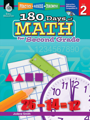 cover image of 180 Days of Math for Second Grade